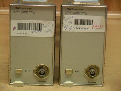 Two tektronix 11A71 amplifiers for parts