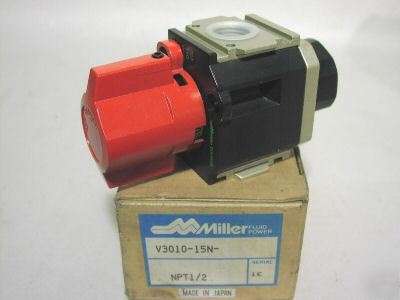 New miller V3010-15N-NPT1/2 lock out exhaust valve 