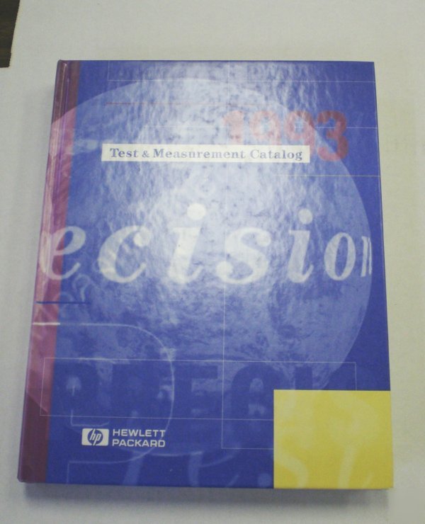 Hp hewlett packard test and measurement catalog 1993