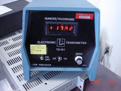 Lion precision electronic tensiometer model td-101