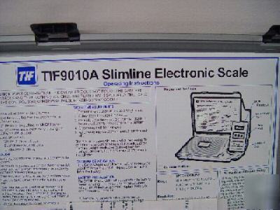 Tif 9010A slimeline refrigerant charging scale