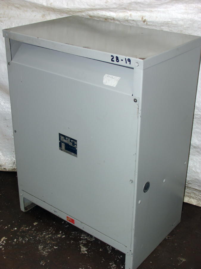 G-s hevi-duty electric co. 112.5 kva transformer