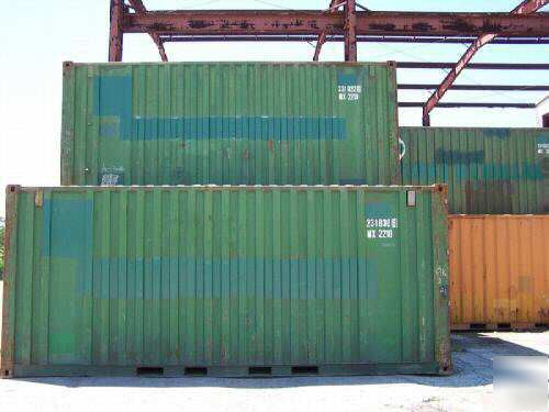 Used 20' open top shipping containers- montreal