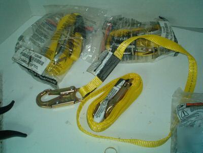 3 miller 10' fall protection safety harness lanyards 