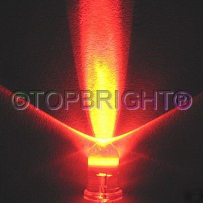 500 pcs ultrabright red led 5MM 15000MCD best buy f/r