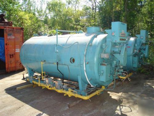 Cleaver brooks 125 hp 15 psi natural gas/#2 oil boiler