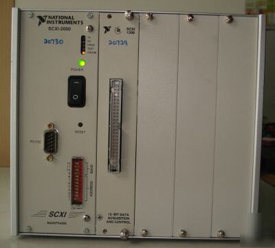National instruments scxi-2000 SCXI1200 12 bit data 
