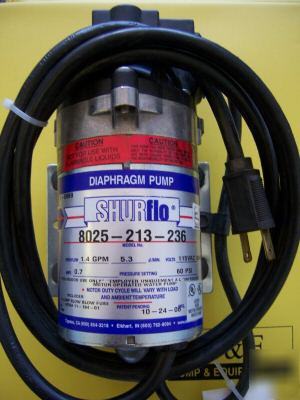 New shurflo diaphragm pump 8025-213-236 
