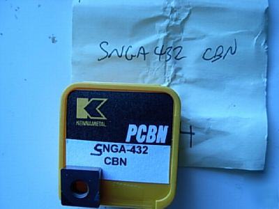 SNGA432 cbn kennamel inserts item 2 lots of 1 piece