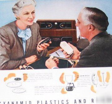 American cyanamid chemicals melmac plastic-10 1940S ads