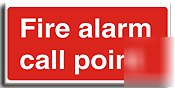 Fire alarm call point sign-a.vinyl-400X200MM(fi-007-ap)