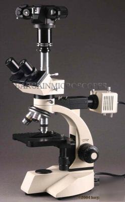 32X-400X upright metallurgical trinocular microscope