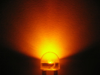 50PCS x 10MM high power yellow led 6 lumens @150MA 0.5W