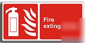 Fire extinguisher sign - adh.vinyl-400X200MM(fi-009-ap)
