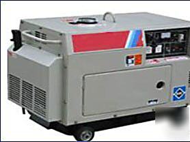 New 2006 gentec GE5000S diesel silent generator