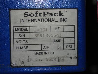 Softpack l-clip taper l-301 70 applications per minute