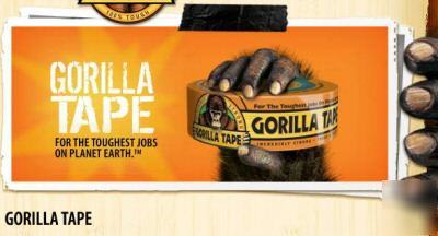 Duct tape *gorilla brand 35YD black best price on ebay