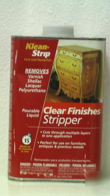 Lot of 5 cans of klean-strip clean finishes stripper
