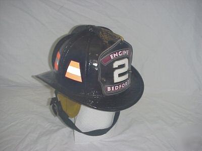 Mint - leather fire firefighter firefighting helmet