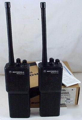 2 motorola radius P110 radios 2-chan 5-watt 146-174 mhz