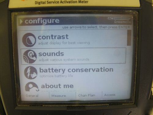 Jdsu acterna dsam-2500B digital serviceactivation meter