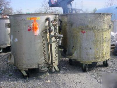 300 gallon vertical stainless steel tank
