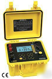 New aemc 6250 professional digital micro ohmmeter - 