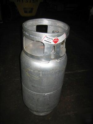Alluminum forklift propane tank with gaugue