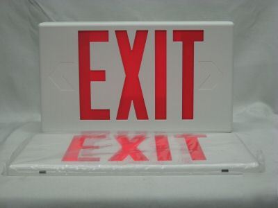 Sure-lites emergency exit light 4PJ28 LPX70RWH