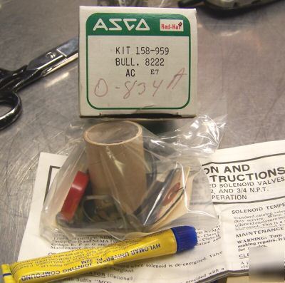 New asco valve rebuild kit 158-959 4 2-way 3/8 1/2 3/4