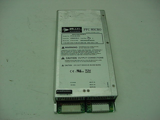 Vicor PC5-05-003 regulated power supply 3.3-48V 3.1-40A