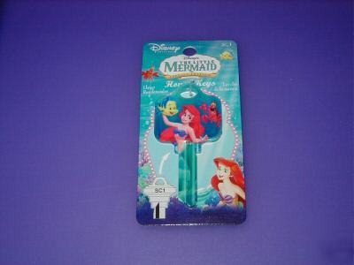 Disney little mermaid ariel & friends SC1 key blank