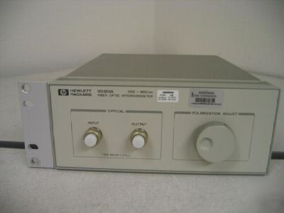 Hp 11980A fiber optic interferometer 1250-1600NM