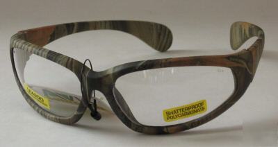 New forest safety glasses camouflage clear avis - 