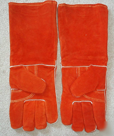 New welding gloves flame resistant, large, 