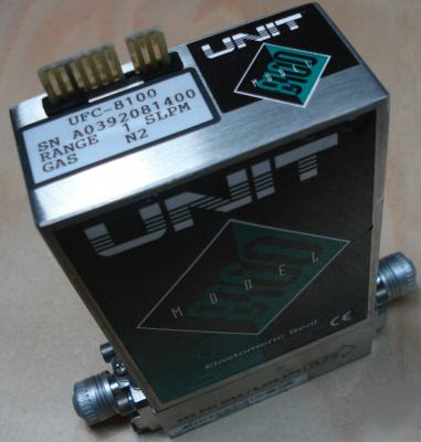 Unit ufc-8100 mass flow controller 1 slpm gas N2.
