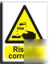 Risk of corrosion sign-adh.vinyl-200X250MM(wa-057-ae)