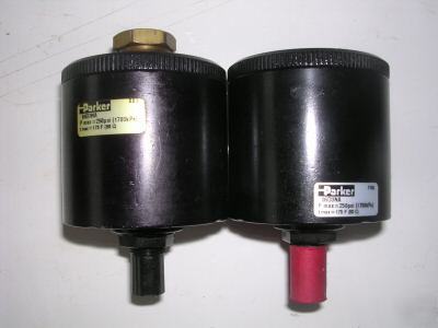 (2) parker automatic drip leg drains, 1/2 npt, # 06D3NA