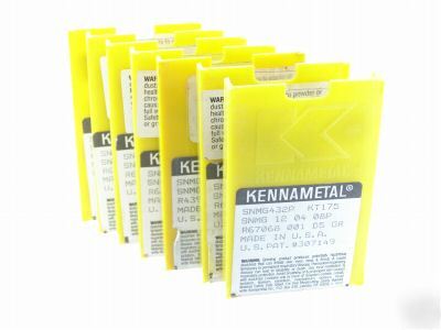 69 kennametal snmg 432P KT175 cermet inserts J644