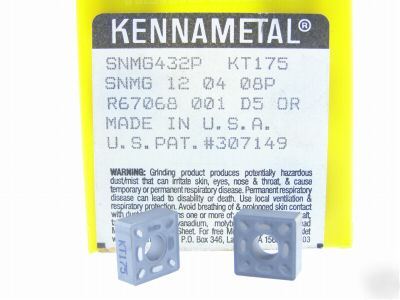 69 kennametal snmg 432P KT175 cermet inserts J644
