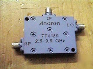 Anaren 7T4125 1GHZ - 4GHZ microwave 50 ohms sma mixer
