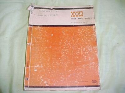 Case model w 10 e tractor loader parts manual detailed