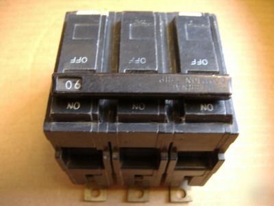 Ge THQB32090 3 pole 90AMP circuit breaker