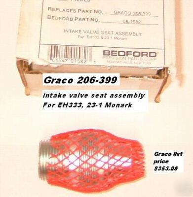 Intake valve,graco EH333, 23-1MK airless paint sprayer