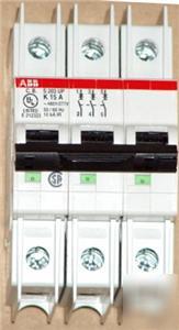 New abb circuit breaker din rail mount S203UP-K15