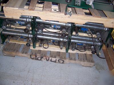 Rapistan model #1256 single urethane belt transfer unit