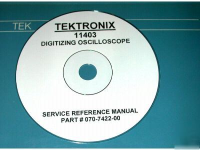 Tektronix 11403 service manual