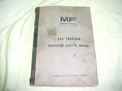 massey ferguson 135 tractor repair manual