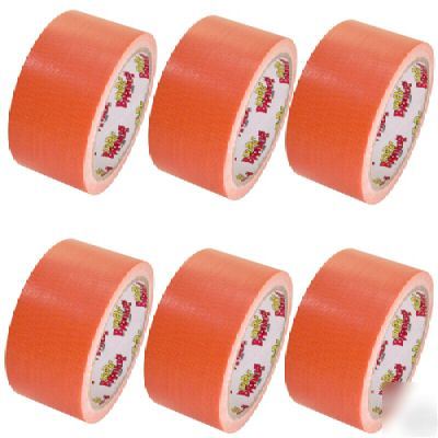 6 rolls orange duct tape 2