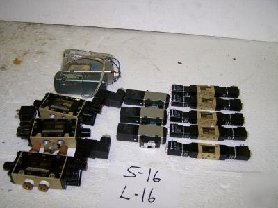 Assorted valves 14 pc total and misc accessories